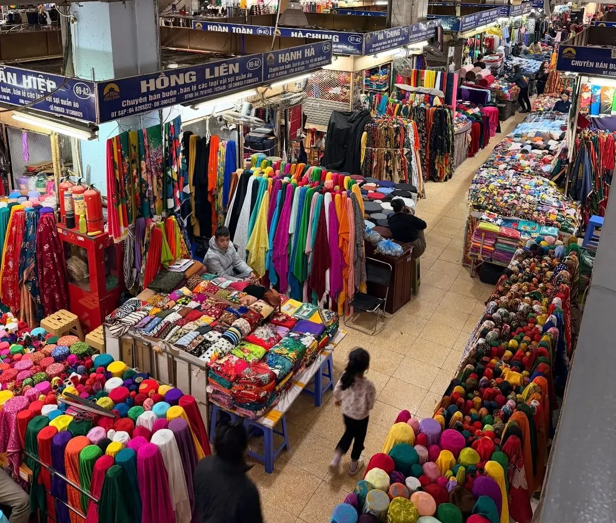 Mercado Dông Xuan en Hanoi