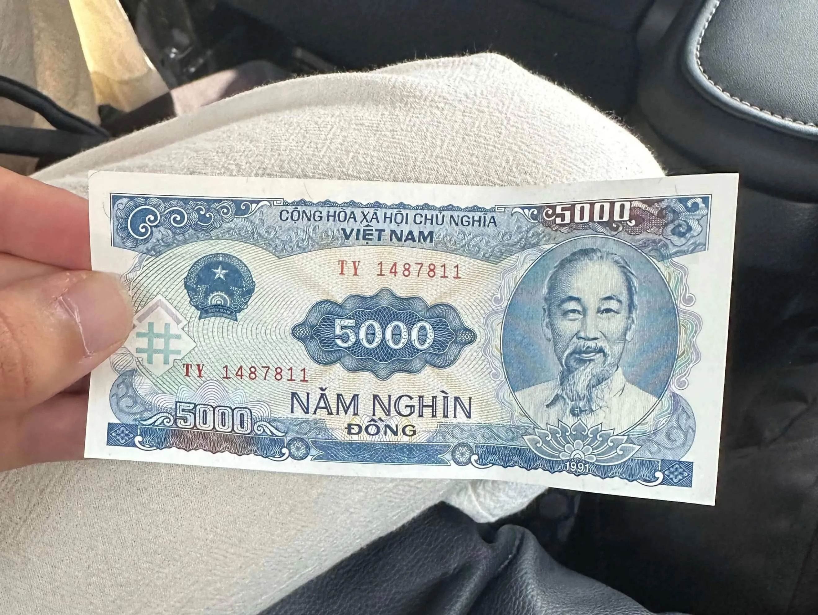 5000 Vietnamese Dong bill