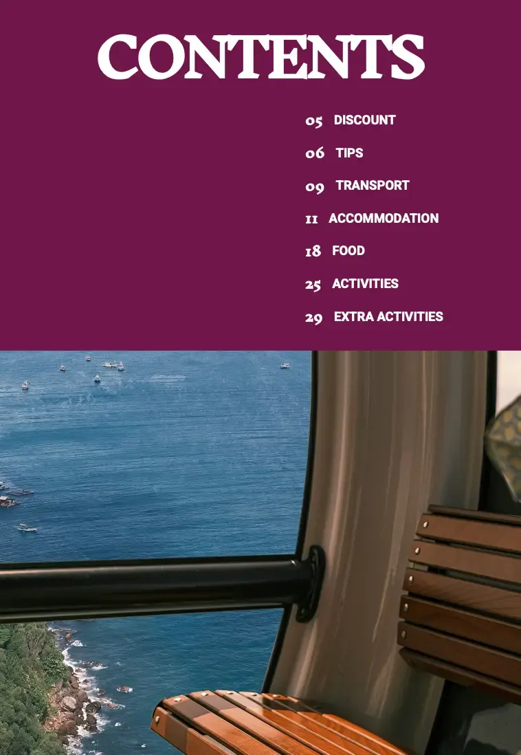 Contents of the complete Phu Quoc island travel guide, Vietnam