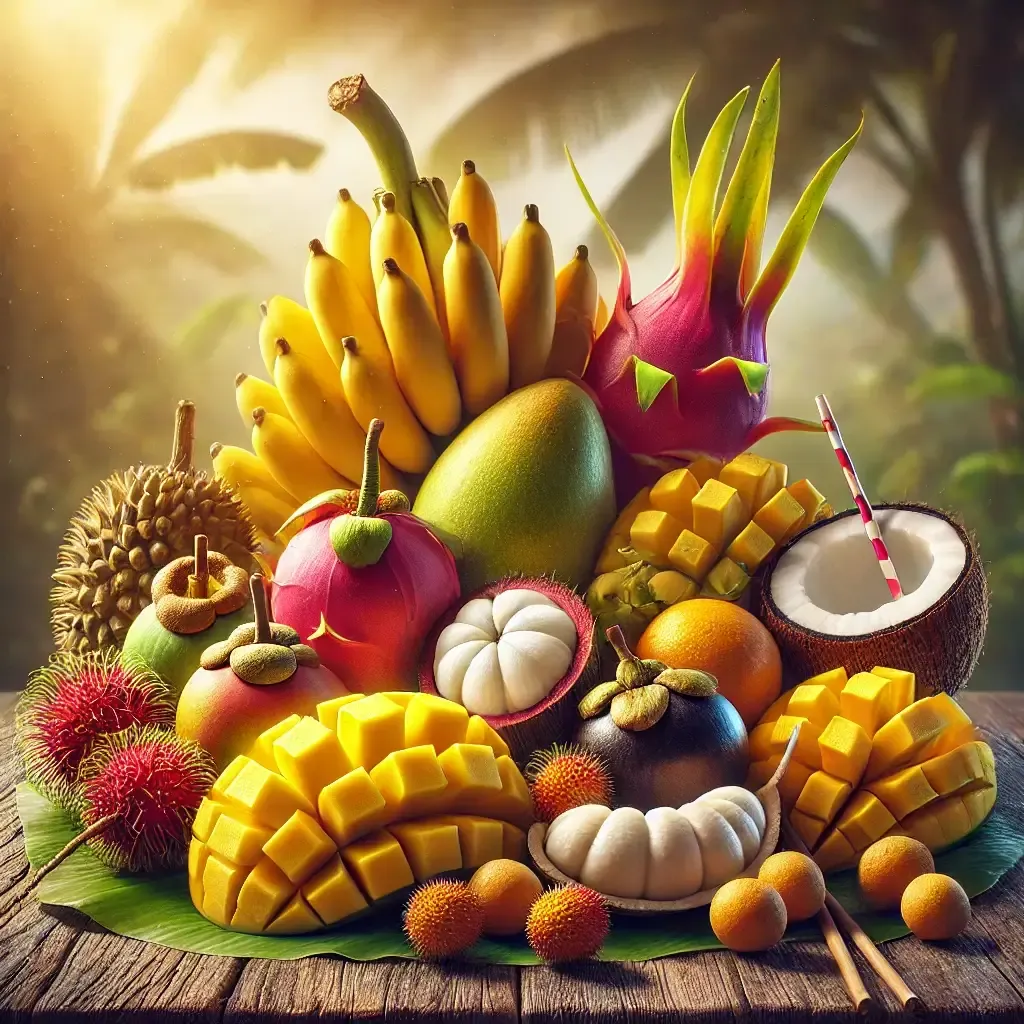Imagen Frutas exóticas tailandesas.