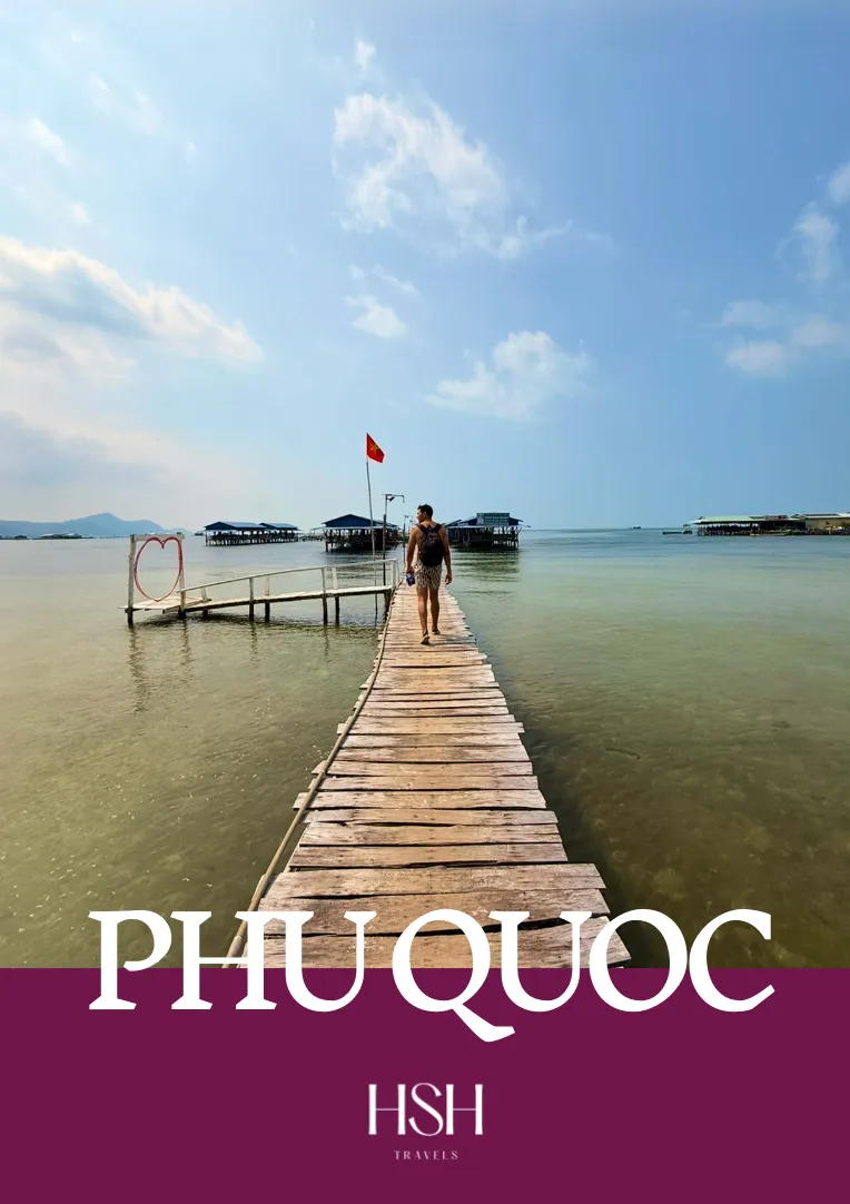 Panoramic view of Phu Quoc island, Vietnam — turquoise beaches and tropical nature