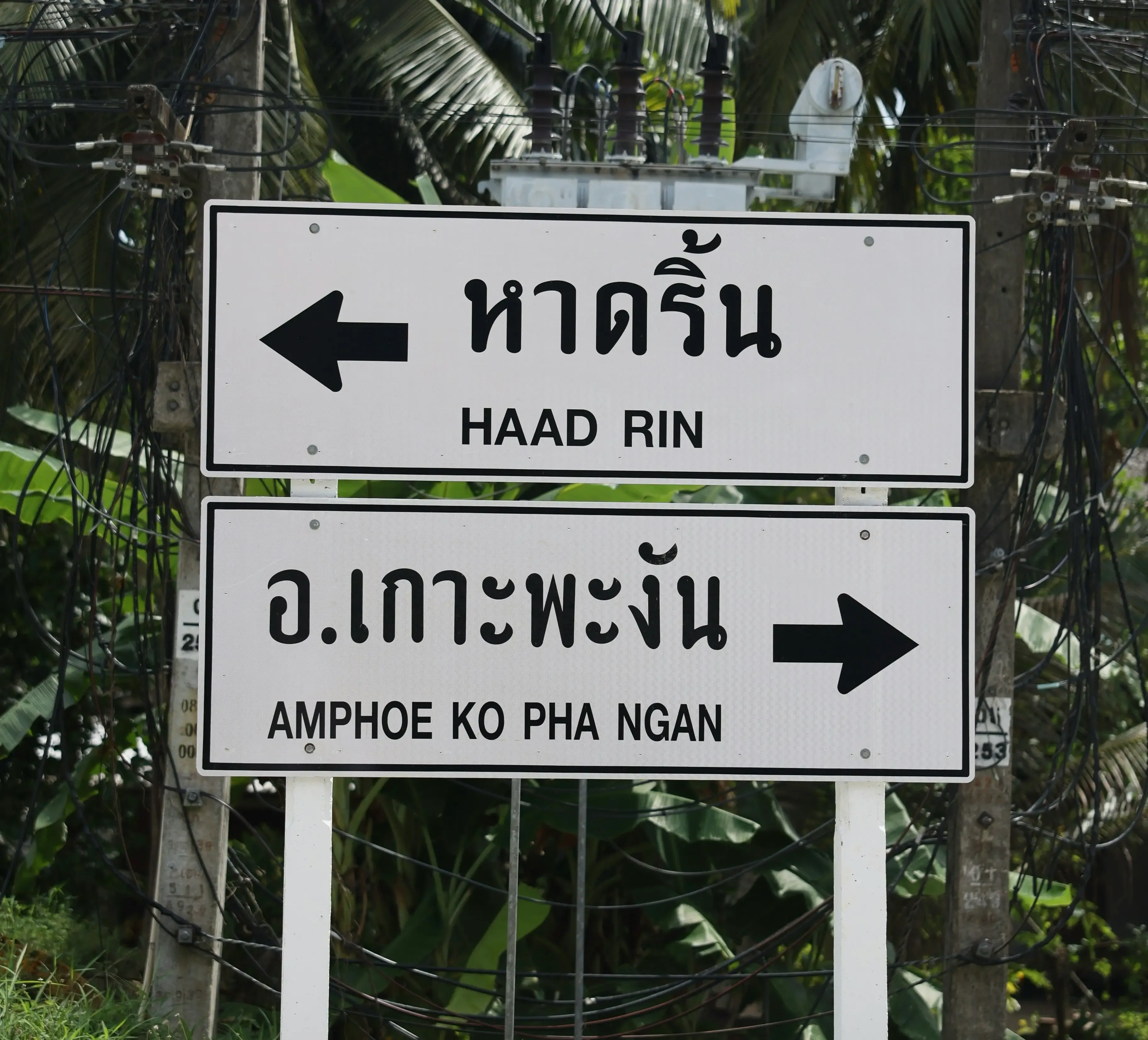 Vue d'un quartier animé de Bangkok avec des lumières de nuit
