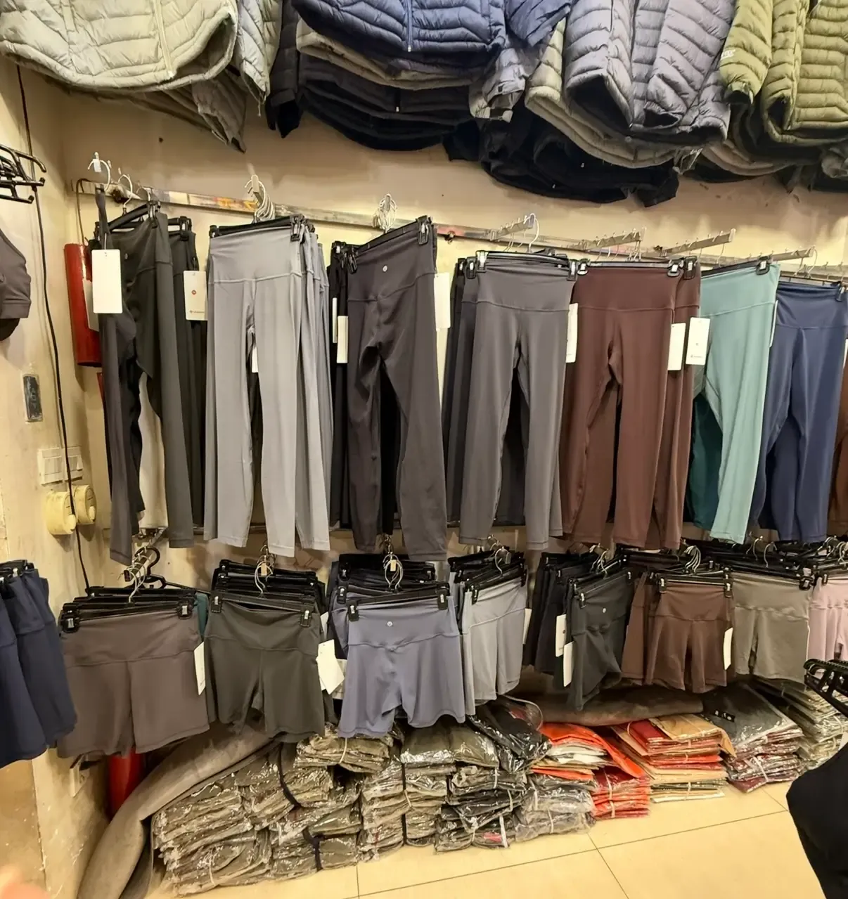 Lululemon-style clothing in Hanoi