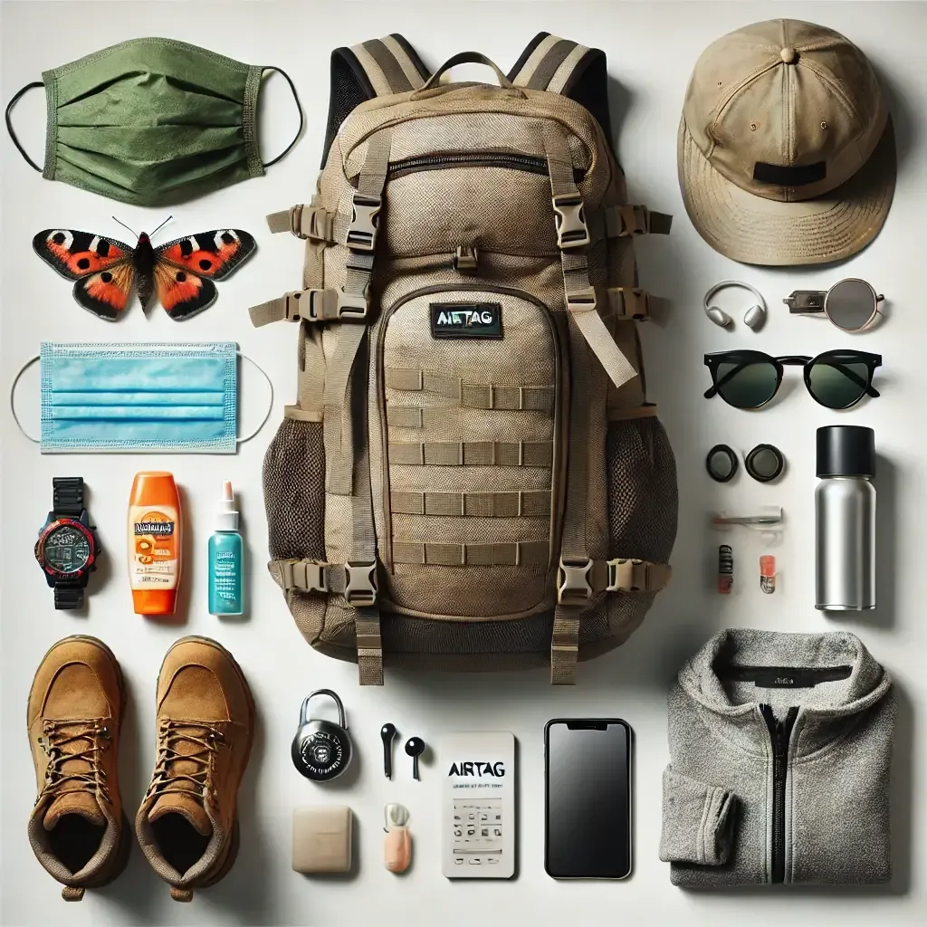 Mochila con los articulos esenciales para asia