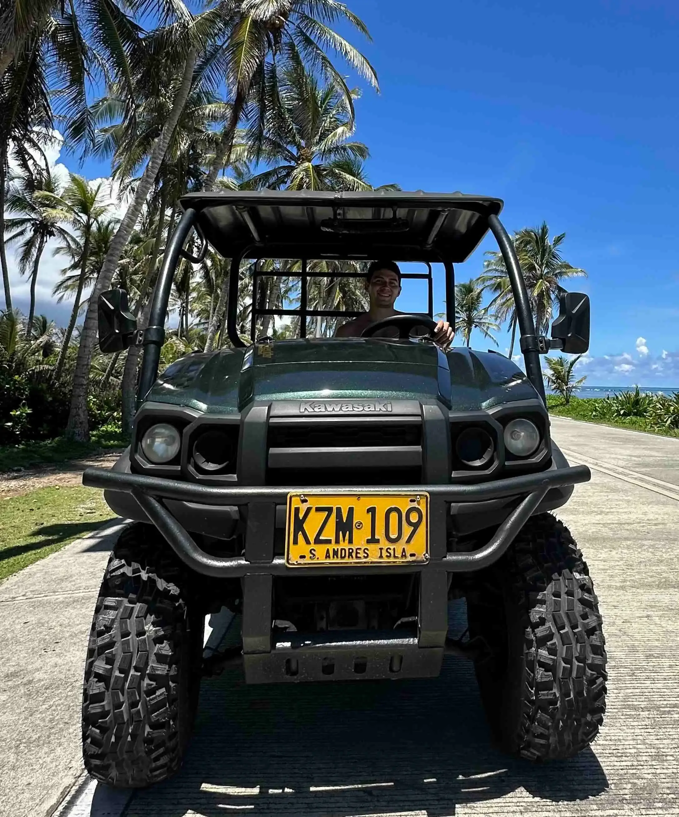 Mulita típica de San Andrés islas, Colombia