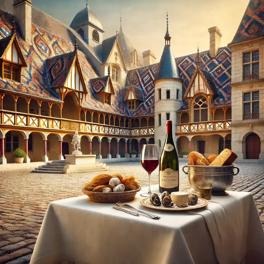 Un plato gastronómico en Beaune