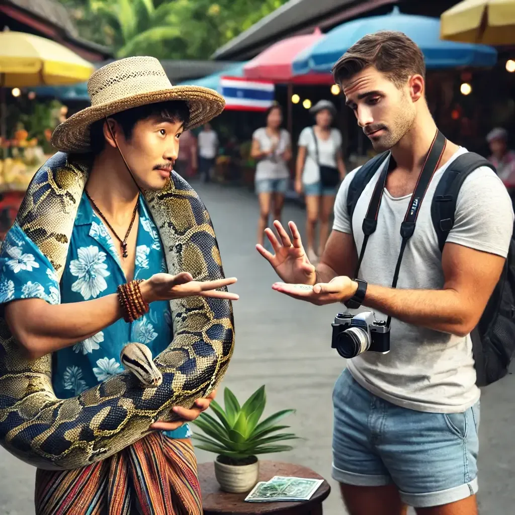 Phuket Estafa Fotos con Animales Exóticos