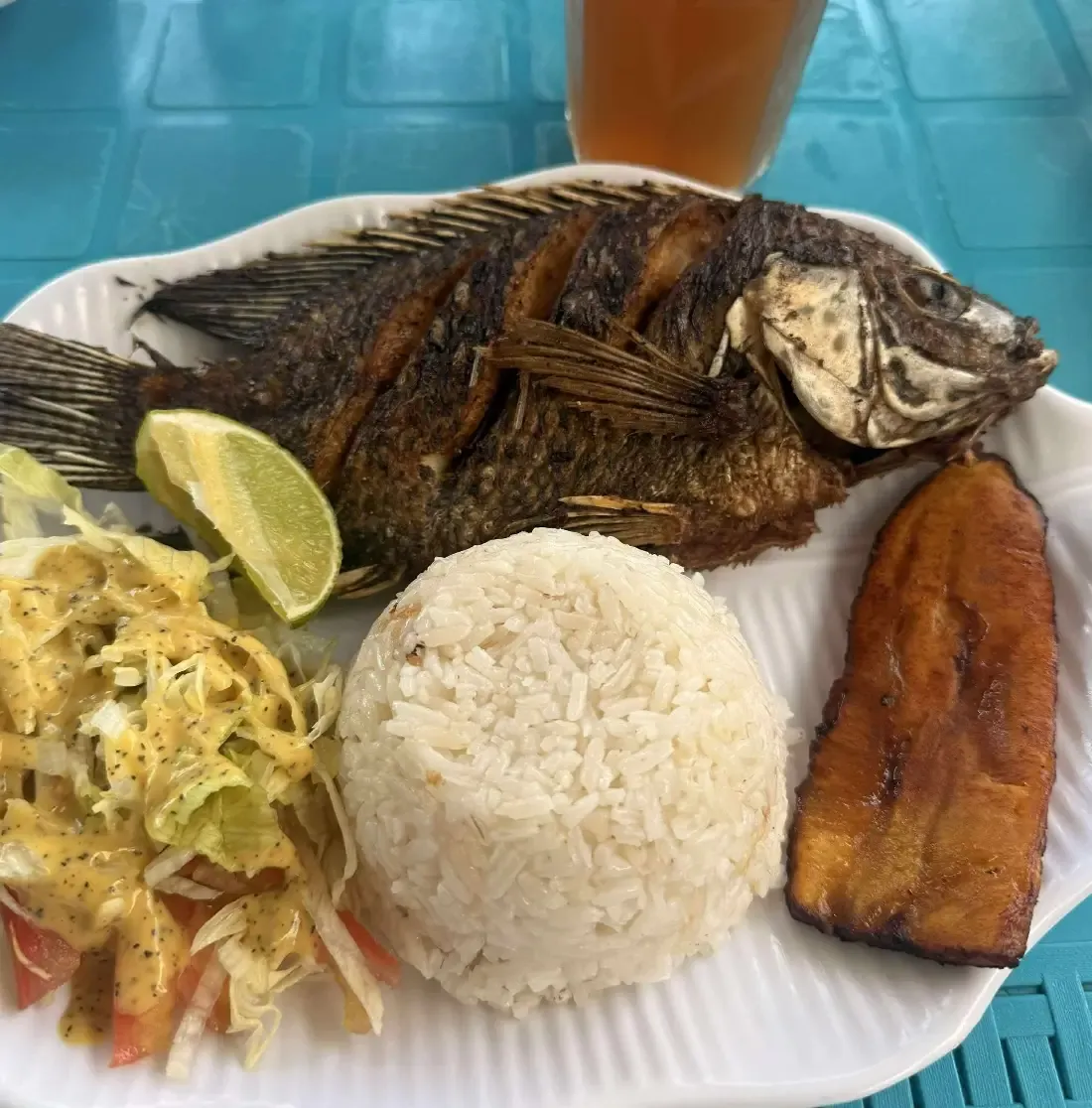 Arepa con carne de San Andrés