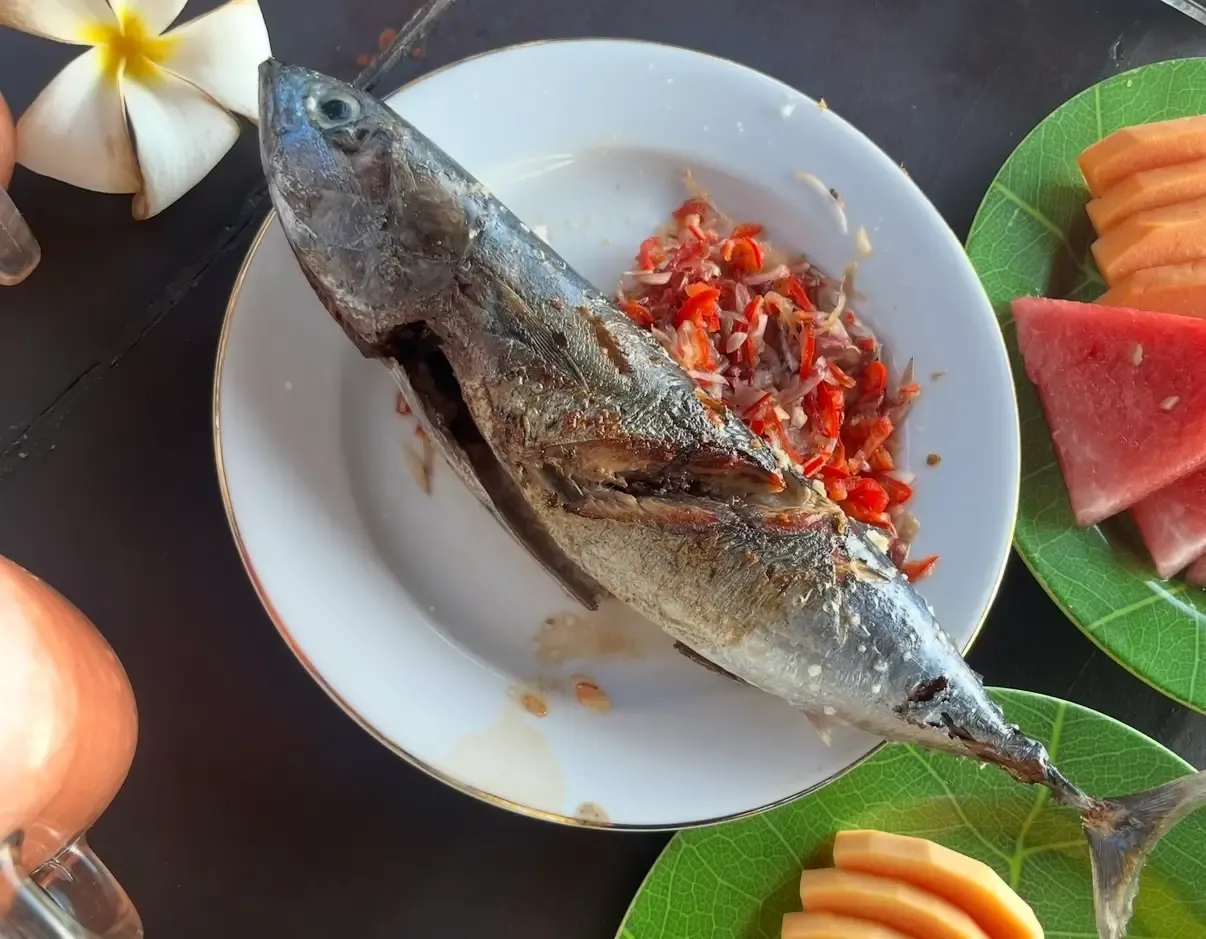 Poisson frais à Amed, Bali