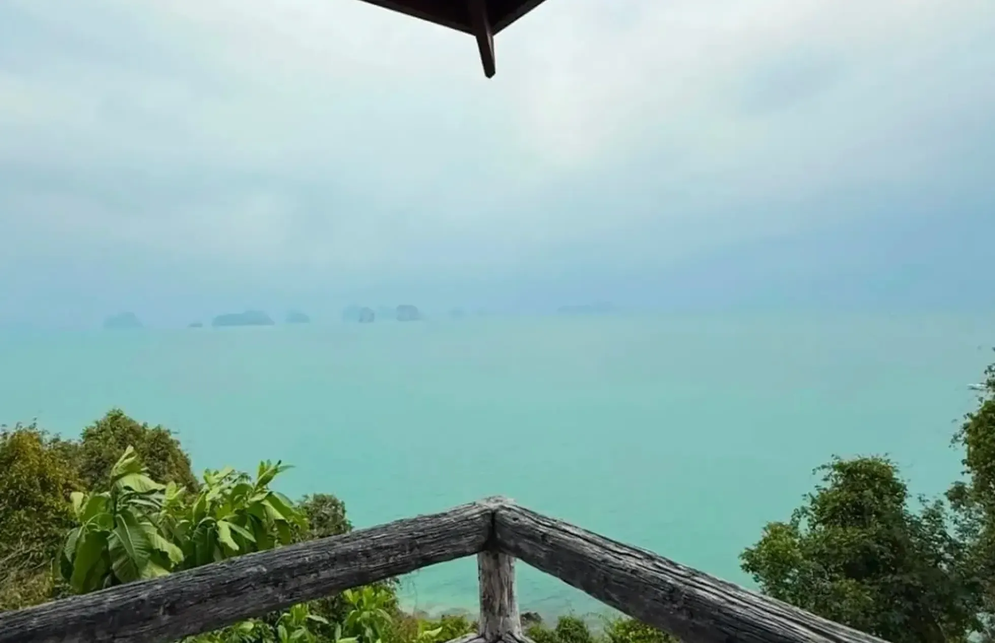 Vue depuis le point de vue Hornbill à Koh Yao Noi