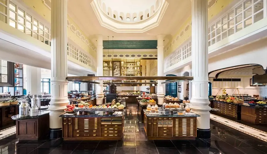 Oceanfront breakfast buffet at JW Marriott Phu Quoc Emerald Bay
