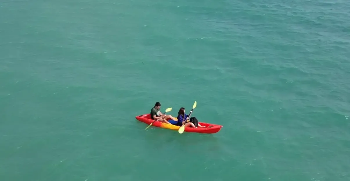 Kayak vers Nok Island Thaïlande