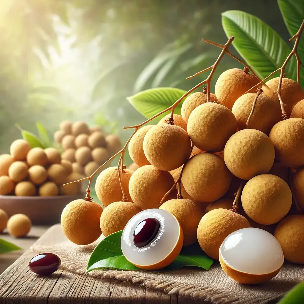 Fresh and juicy longan