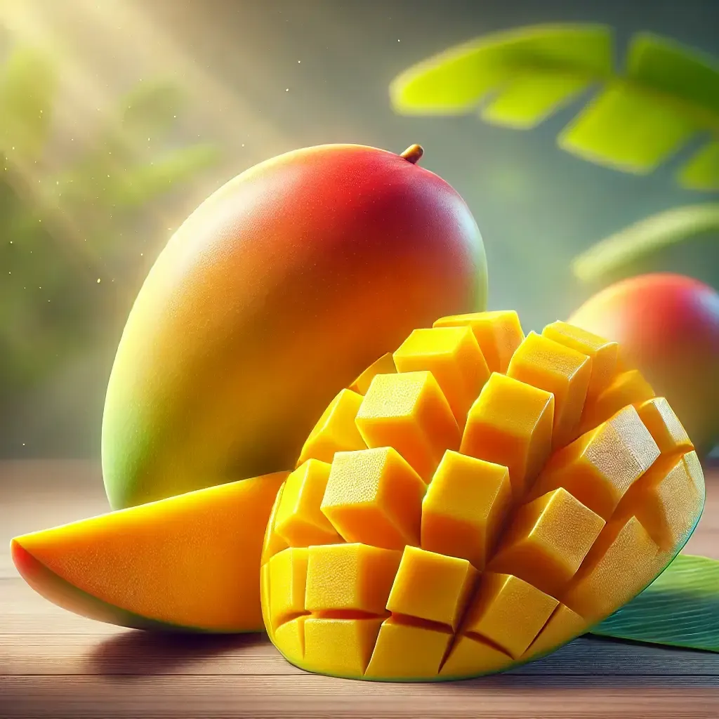 Ripe and juicy mango, perfect for desserts