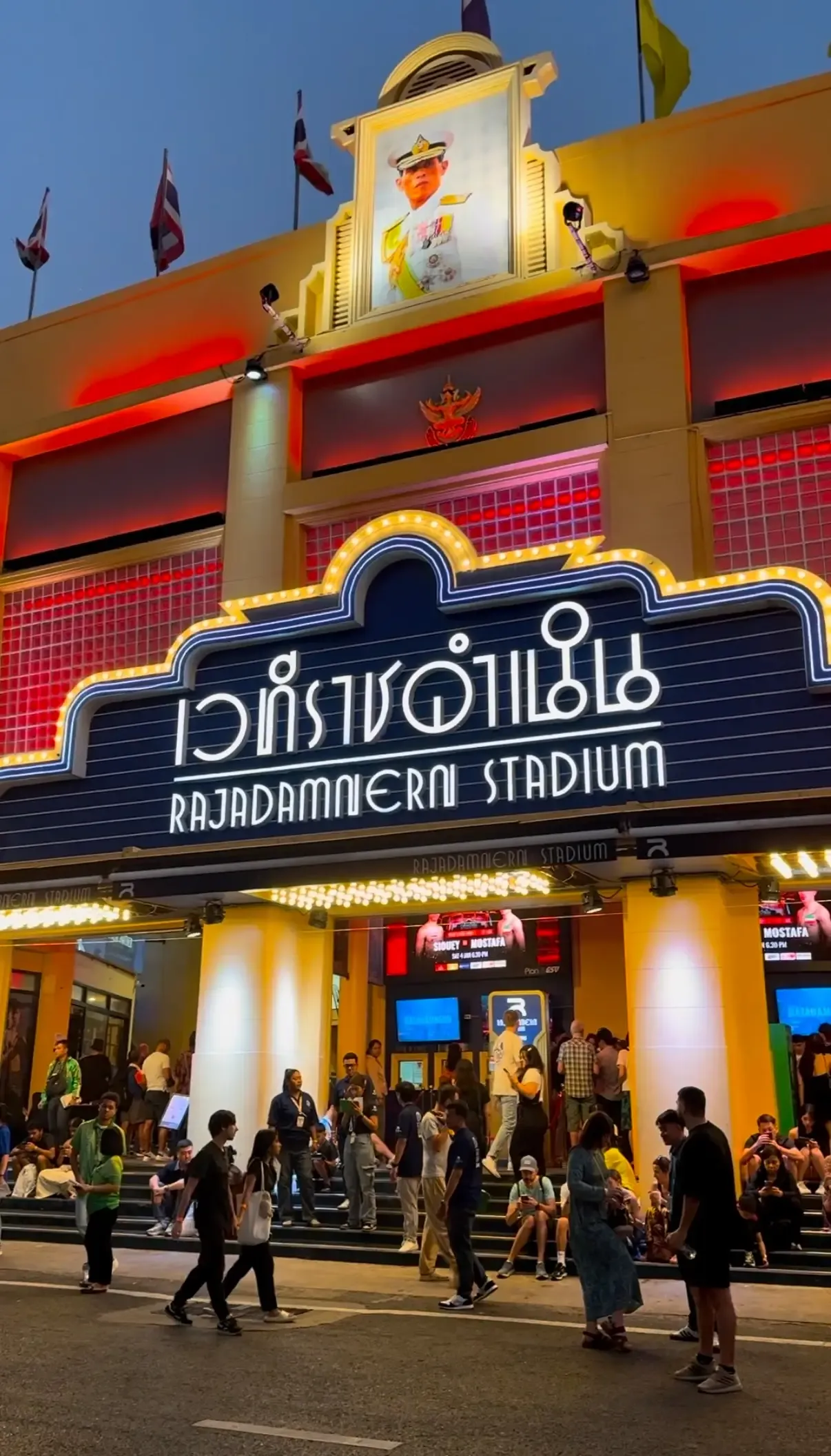 Stade Rajadamnern à Bangkok 2025