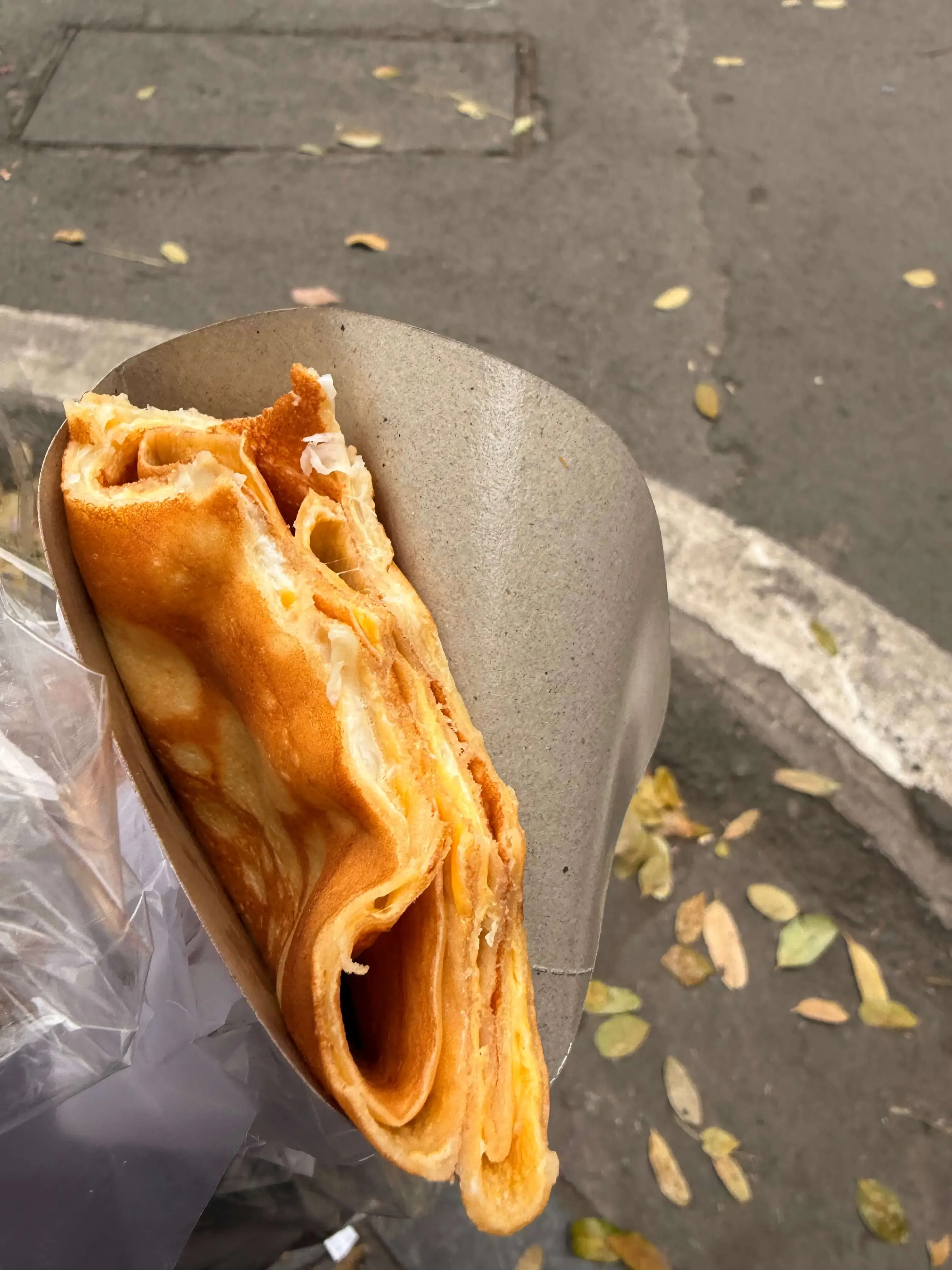 Savory crepes in Hanoi