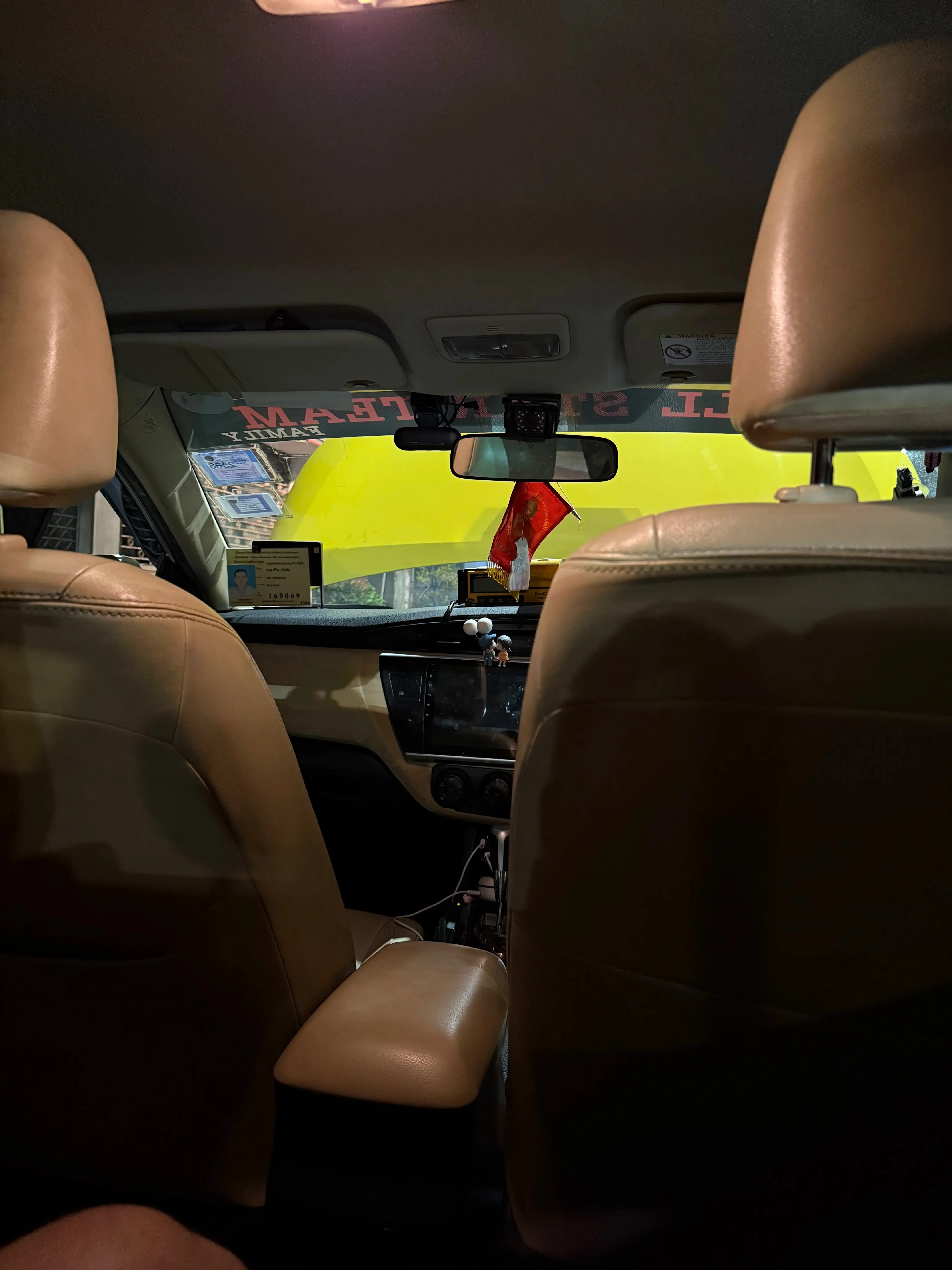 Conductor Grab con problemas en el coche