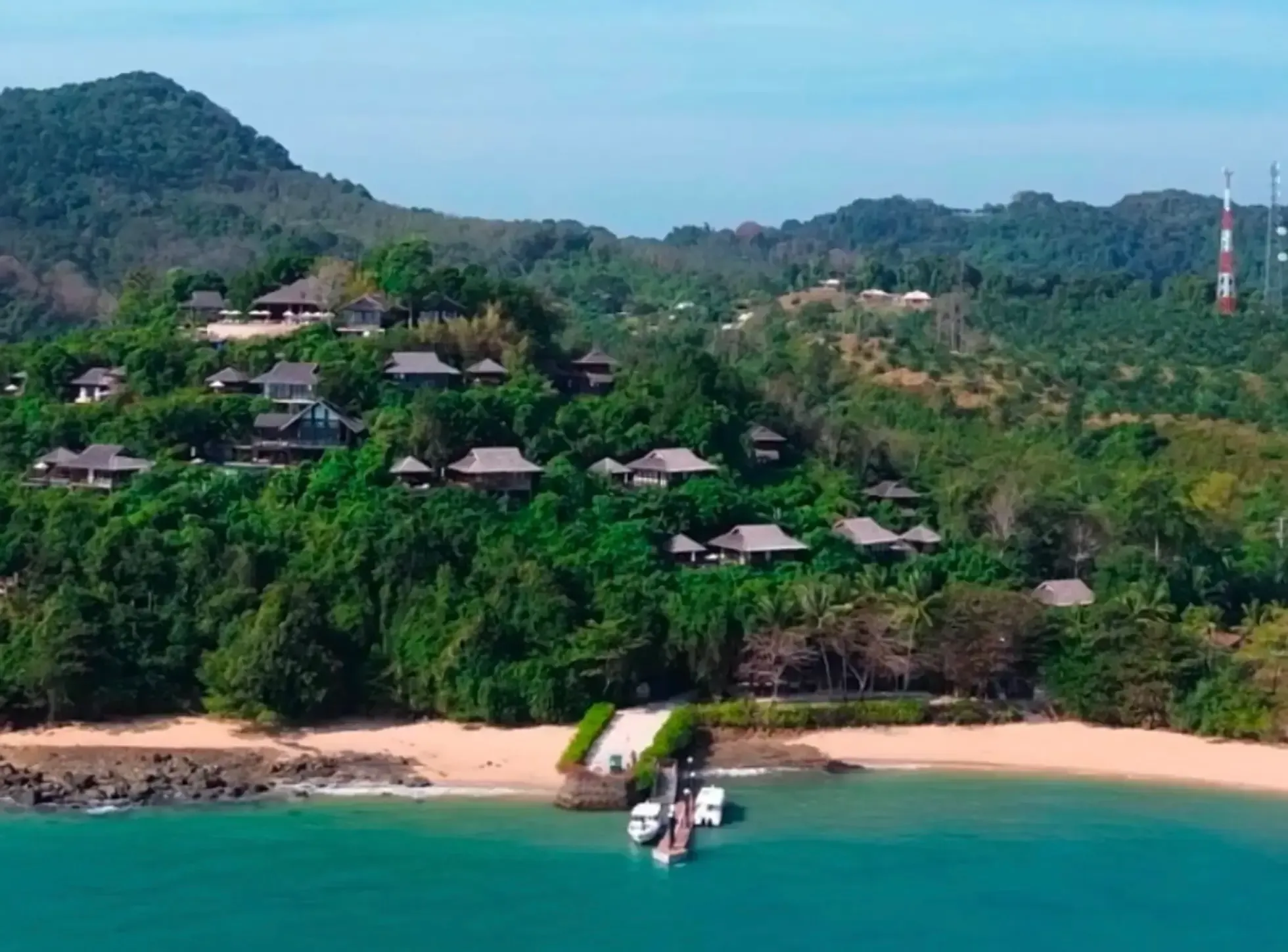 Plage de Six Senses à Koh Yao Noi