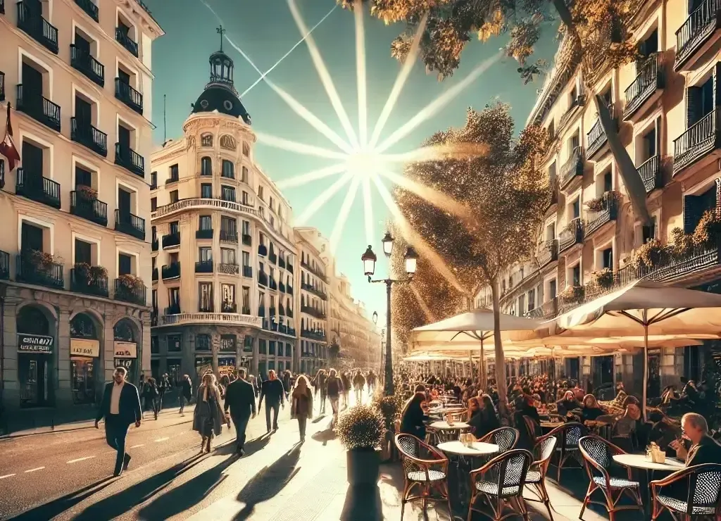 300 días de sol al año en Madrid