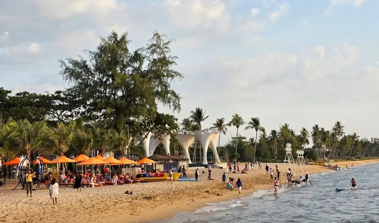 Sunset Sanato beach club with stunning sunset views in Phu Quoc